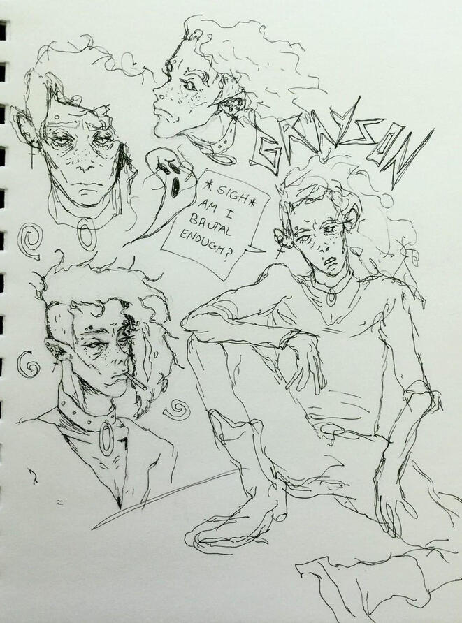 Grayson Doodles by Nosebl00d
