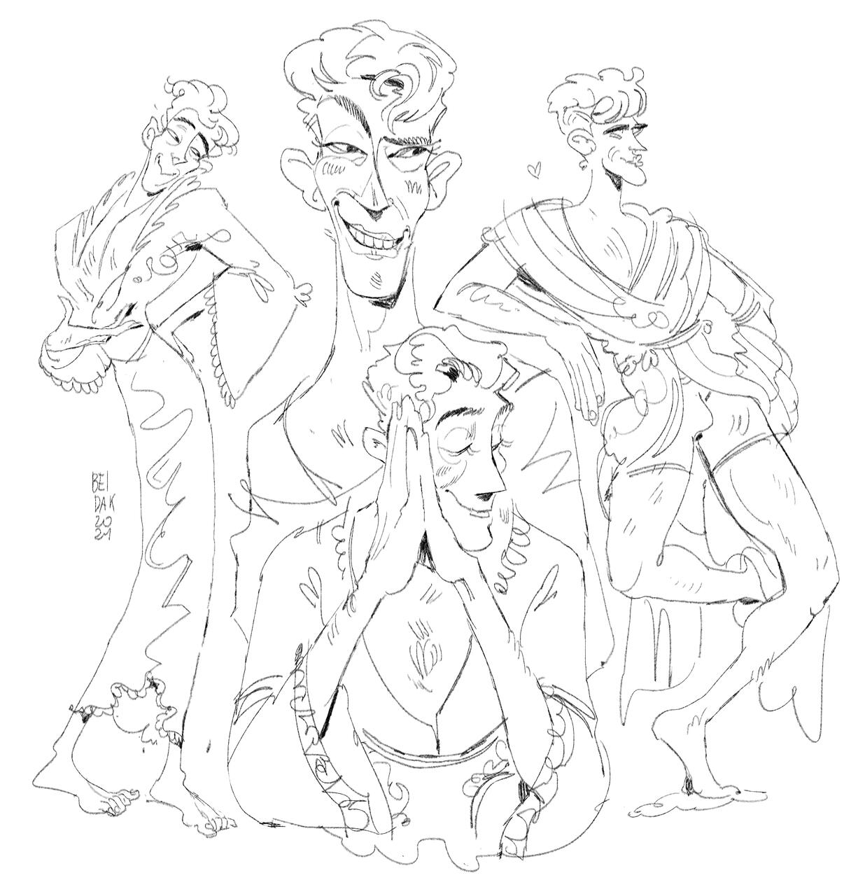 Anurak Sketch page by beidak