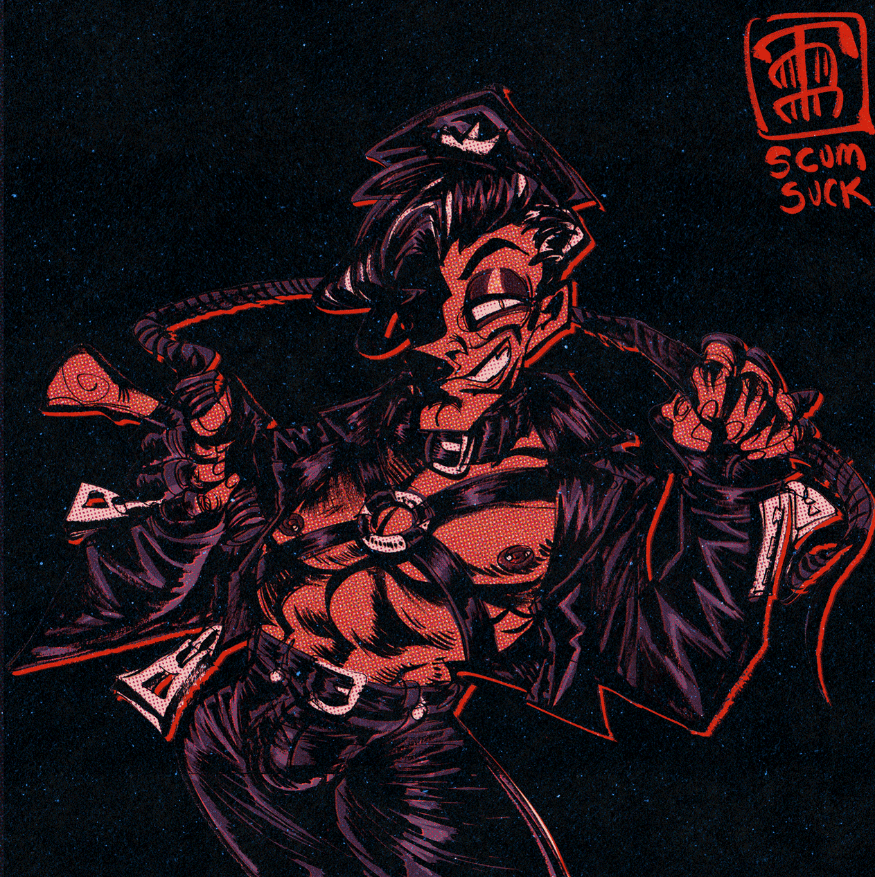 Leather Daddy Anurak by SKUMSUCK (again. Grayson's imagination)